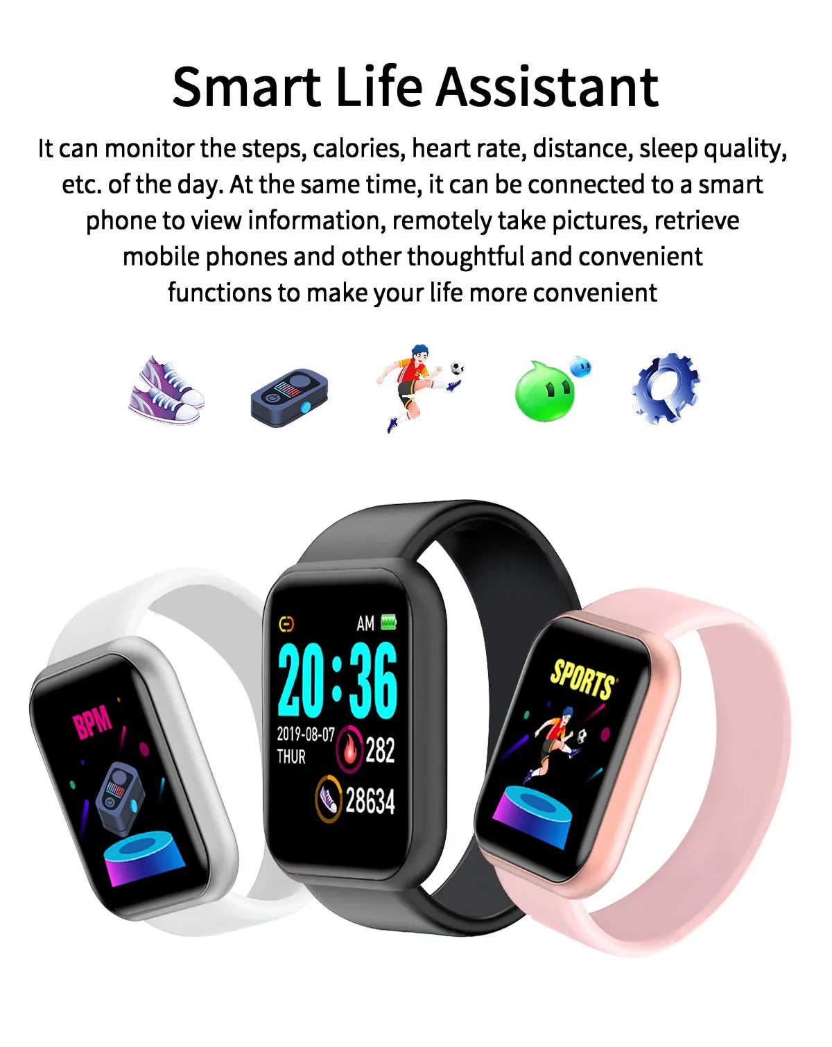 Smart Watch Men Women