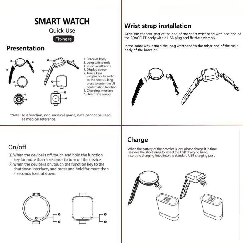 Smart Watch Men Women