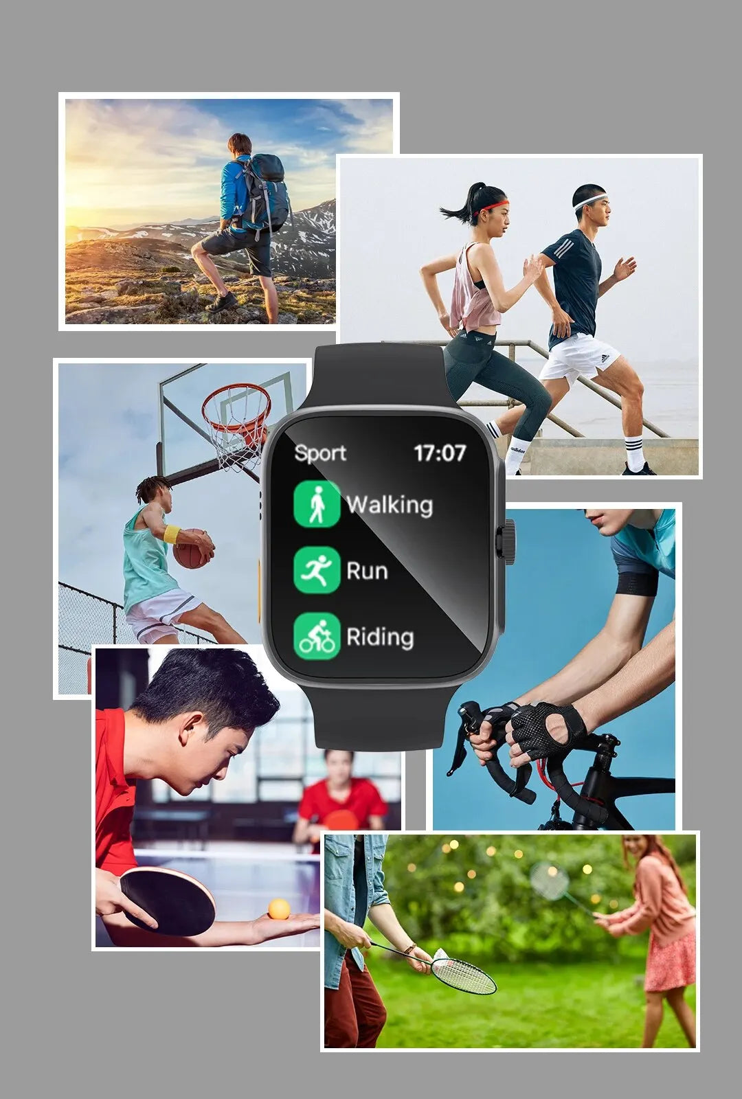 Touch Screen Sport Fitness Man Bluetooth