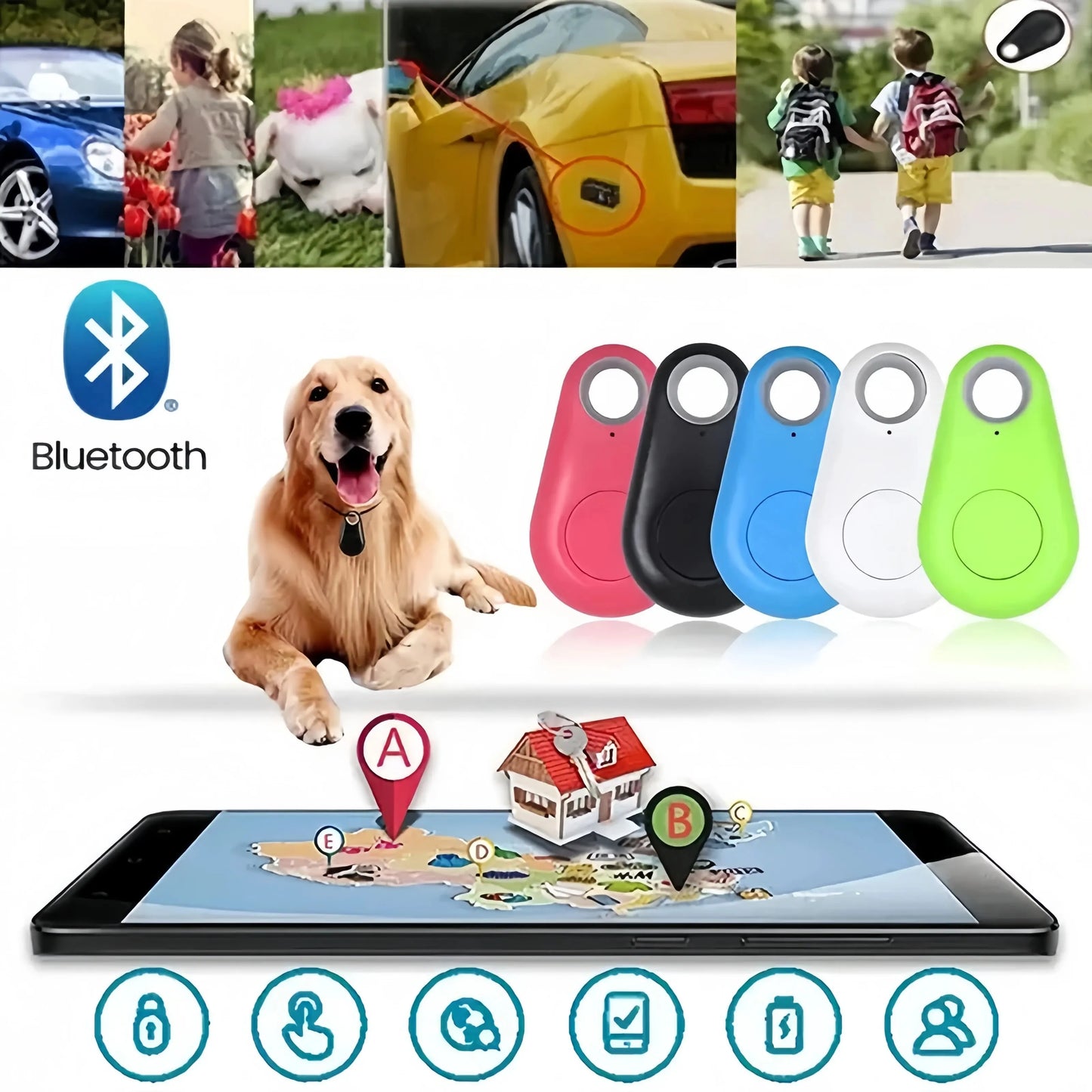 Mini GPS Tracker Bluetooth Outdoor