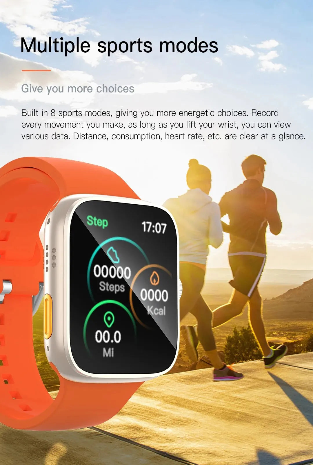 Touch Screen Sport Fitness Man Bluetooth